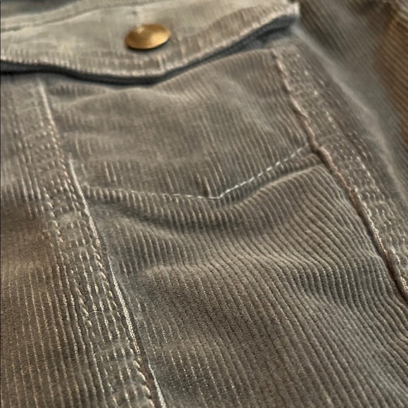 GAP Women's Charcoal Grey Corduroy Jacket - Picture 3 of 9